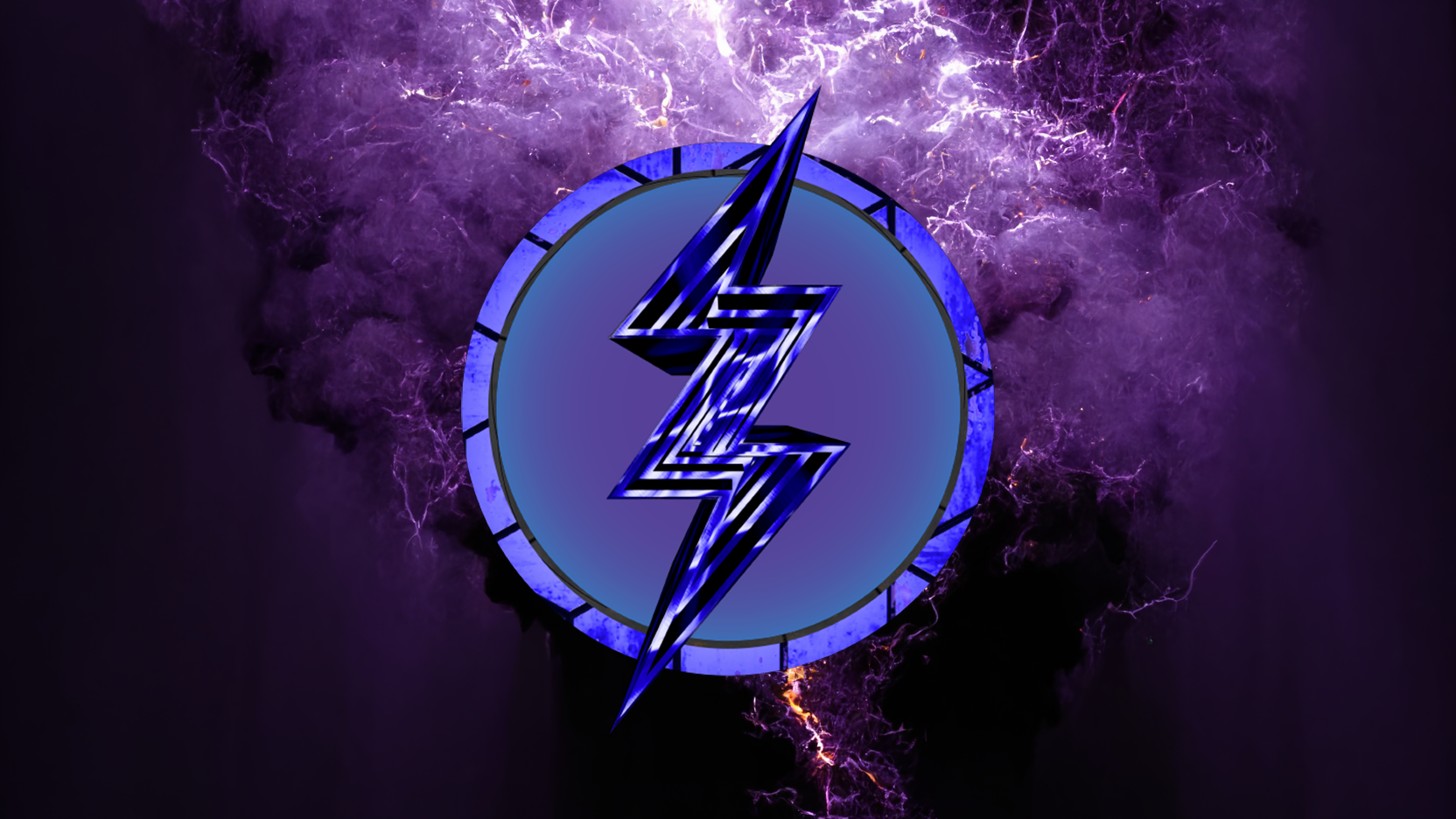 The new Purple Bolt logo.